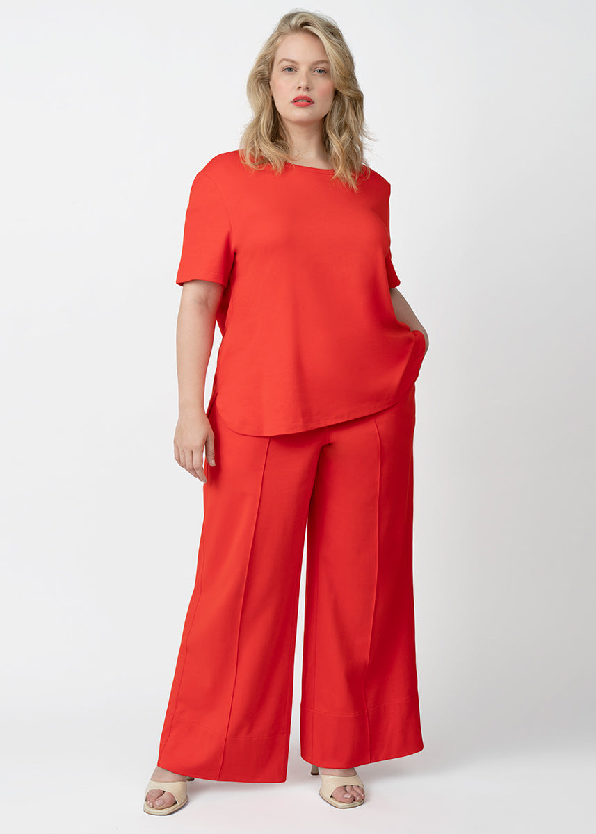 CoolROSE™ Luxe Plus Size Wide-Leg Pant