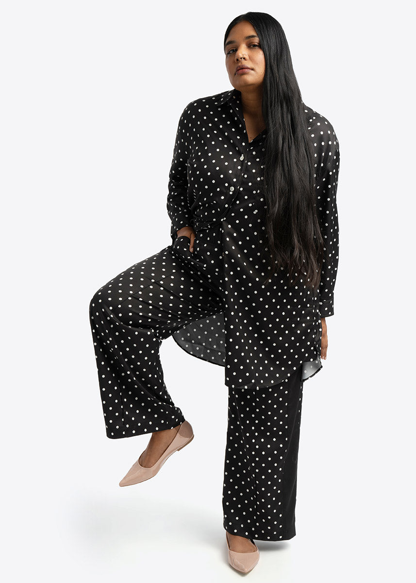 Signature Tunic Shirt - Polka Dot