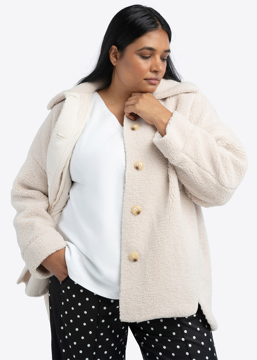 Teddy Bear Shirt Jacket