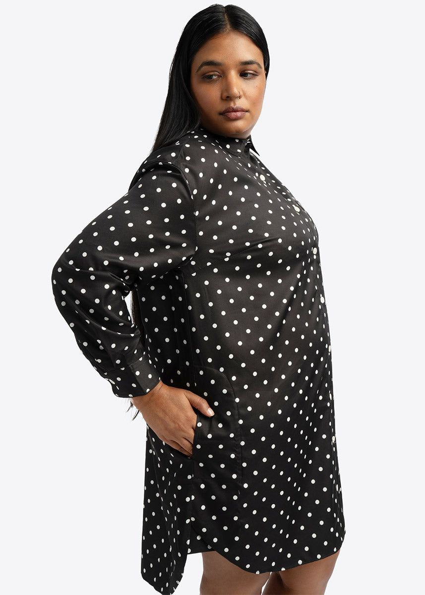 Signature Tunic Shirt - Polka Dot