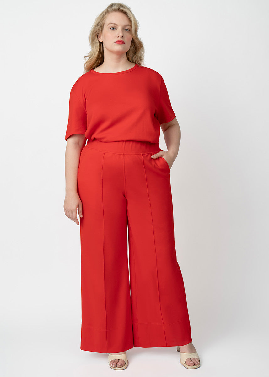 CoolROSE™ Luxe Plus Size Wide-Leg Pant