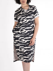 Asymmetric Neckline Dress