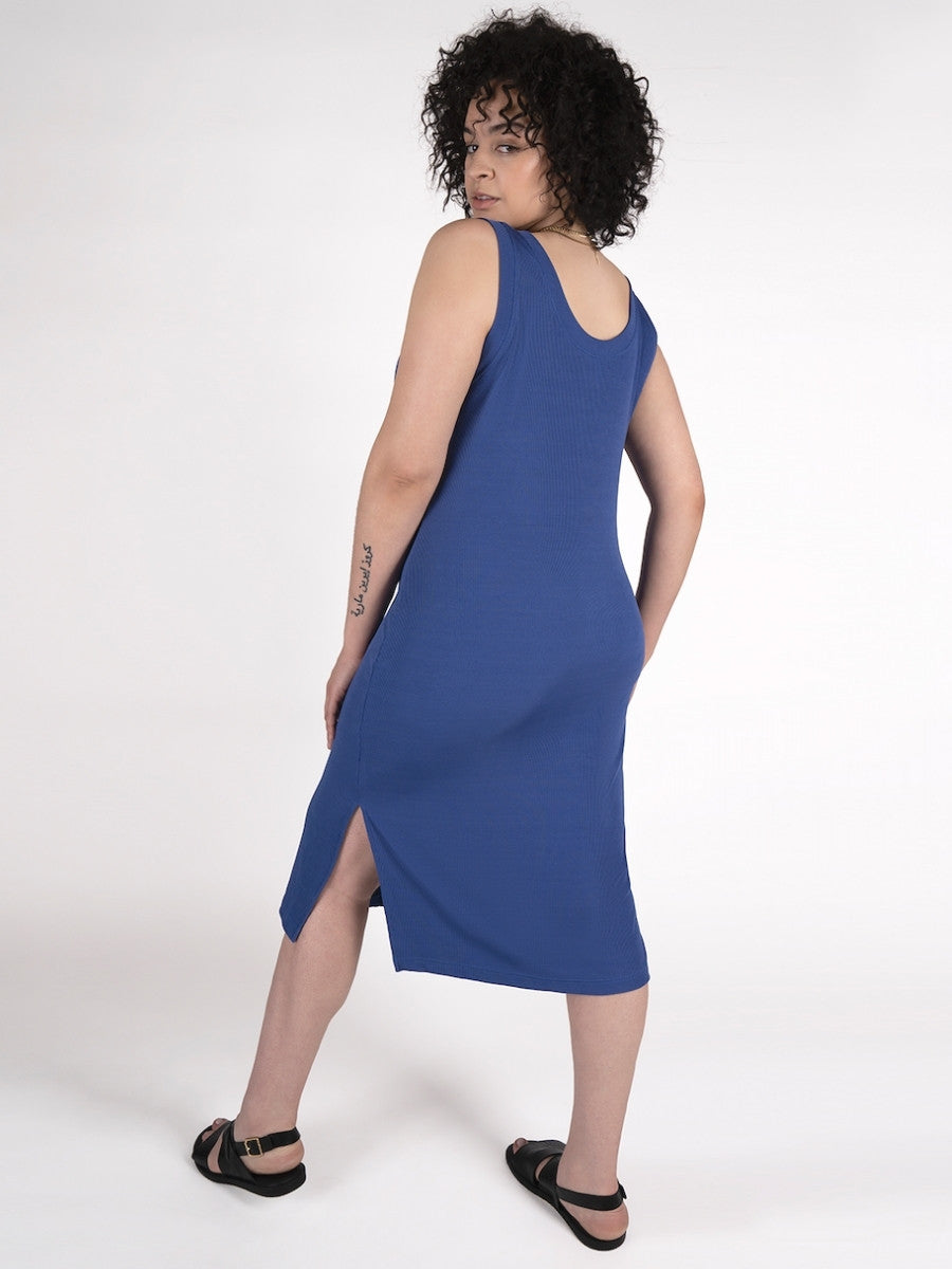 Midi V-Neck Tank Dress