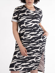 Asymmetric Neckline Dress
