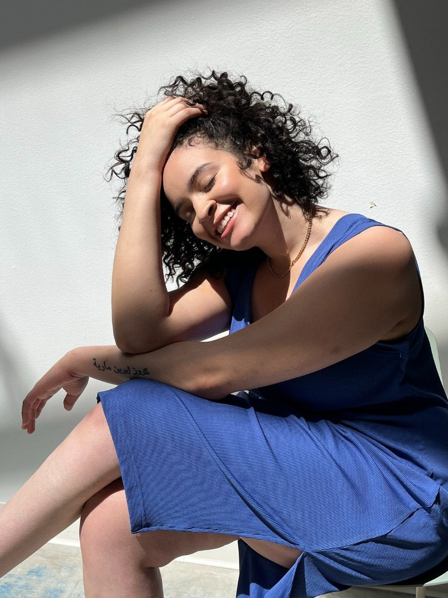 Midi V-Neck Tank Dress