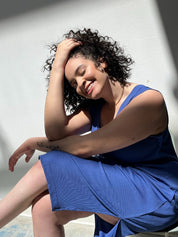 Midi V-Neck Tank Dress