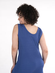 Midi V-Neck Tank Dress