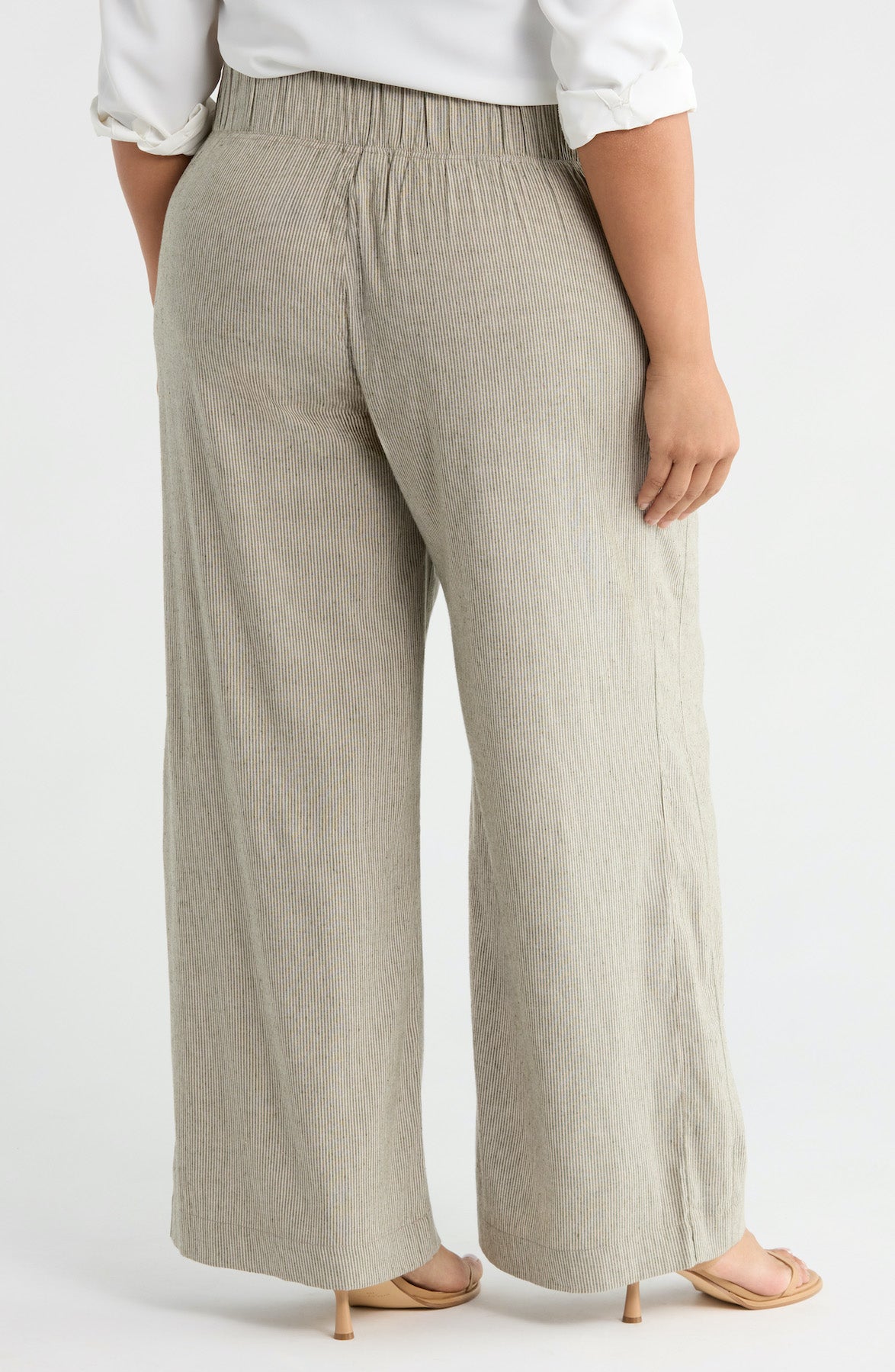 Multitasker Wide Leg Pant Stripe