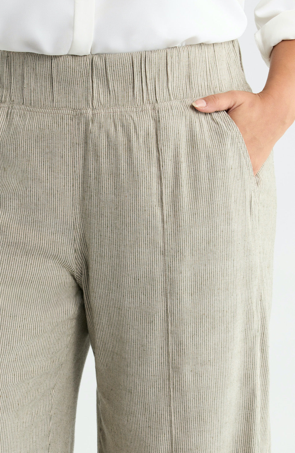 Multitasker Wide Leg Pant Stripe