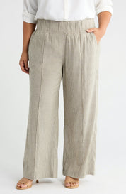 Multitasker Wide Leg Pant Stripe