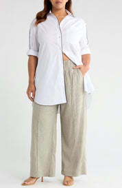 Multitasker Wide Leg Pant Stripe