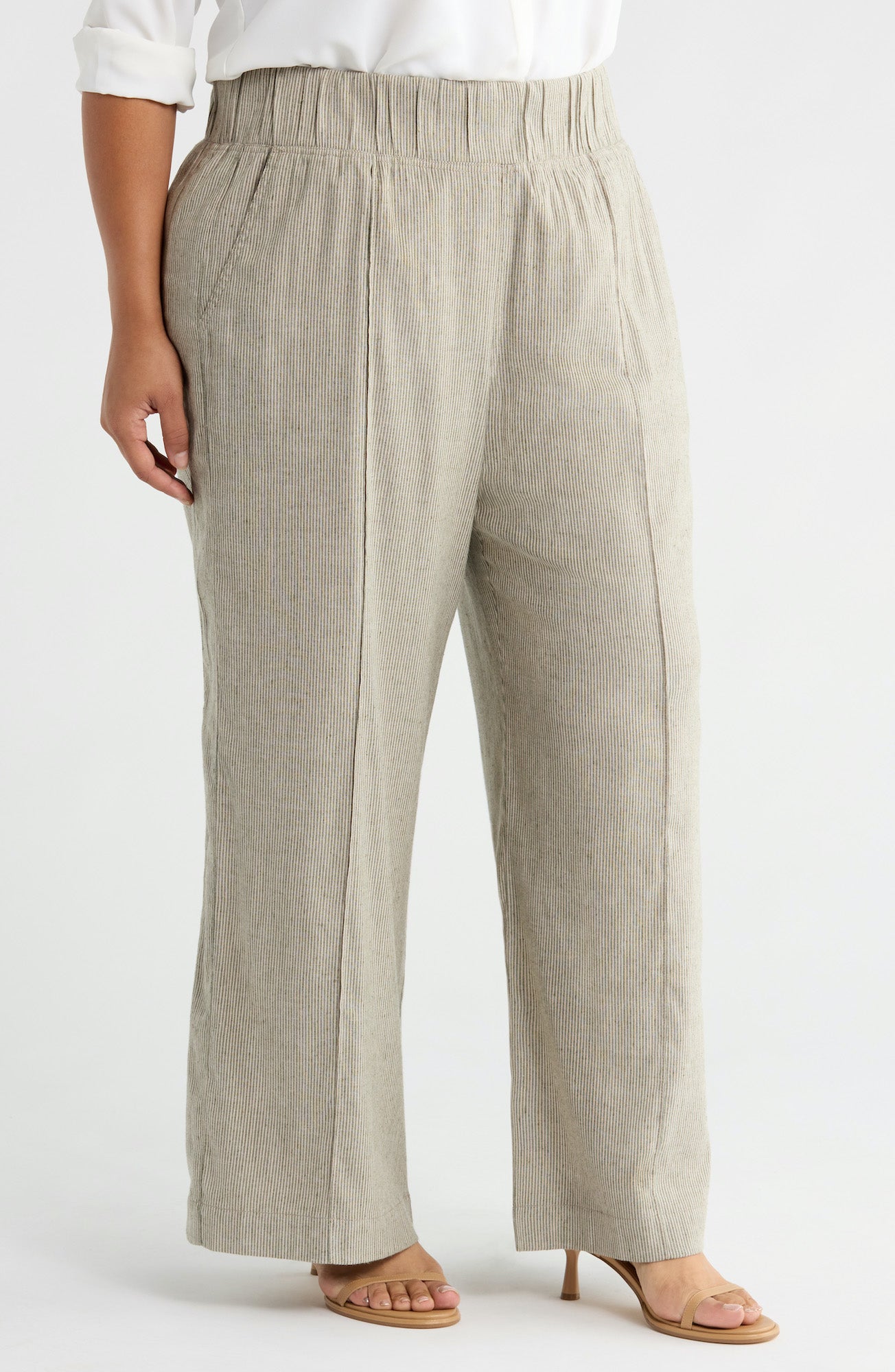 Multitasker Wide Leg Pant Stripe