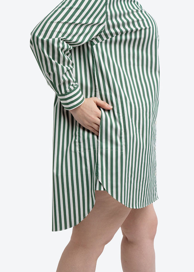 Green & Brown Shirt Tunic main image 0