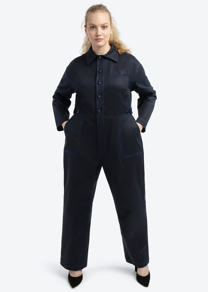 Plus Size Jumpsuit and Boiler Suit in Navy, Cool Plus Size Clothing