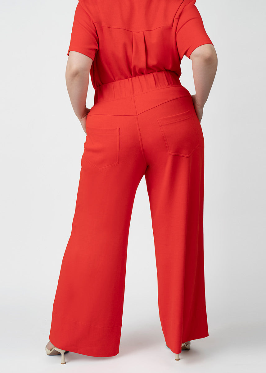 CoolROSE™ Luxe Plus Size Wide-Leg Pant