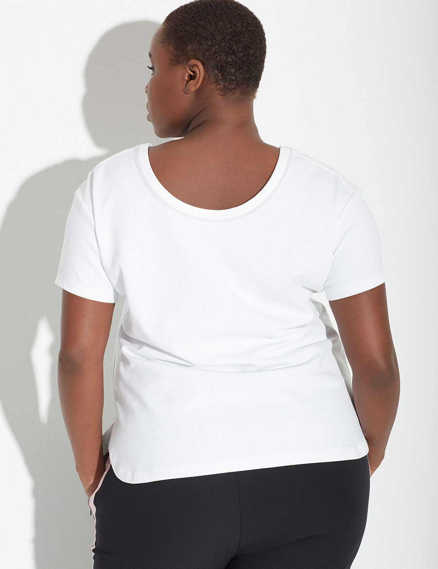The Zoe Report features plus size reversible t-shirt from See ROSE Go