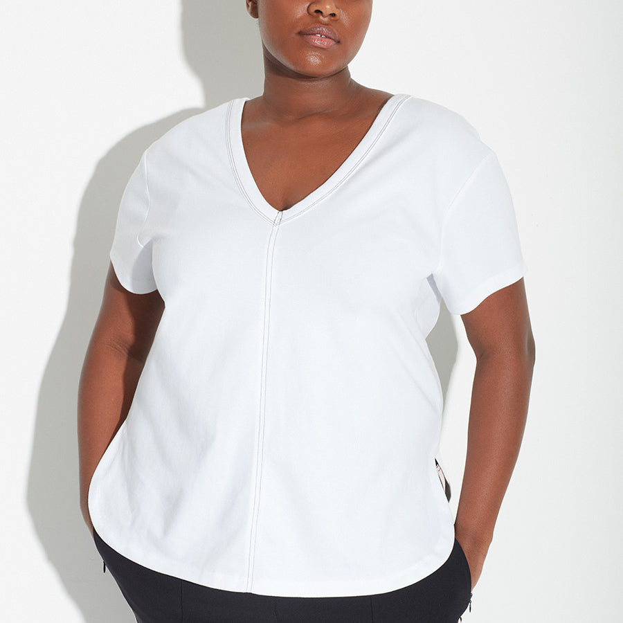 Plus Size White Cooling Turtleneck, Women's Plus Size Base Layers - See  Rose Go – See ROSE Go